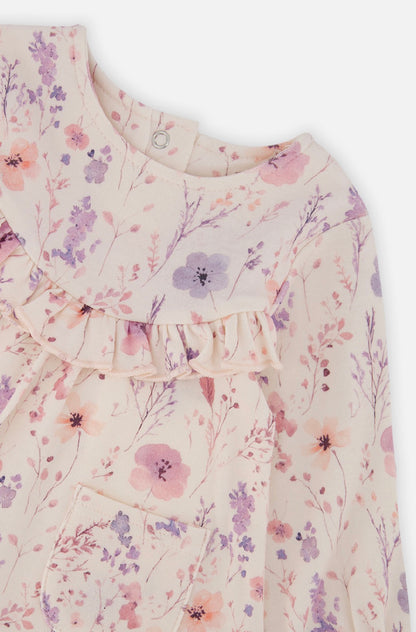 Ensemble tunique et legging - J20B10-2J235 - Chuchotis de fleurs - 3 à 24 mois