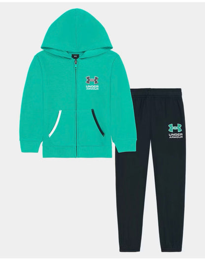 Ensemble veste et Jogger  Vert/Noir - 4 à 7 ans
