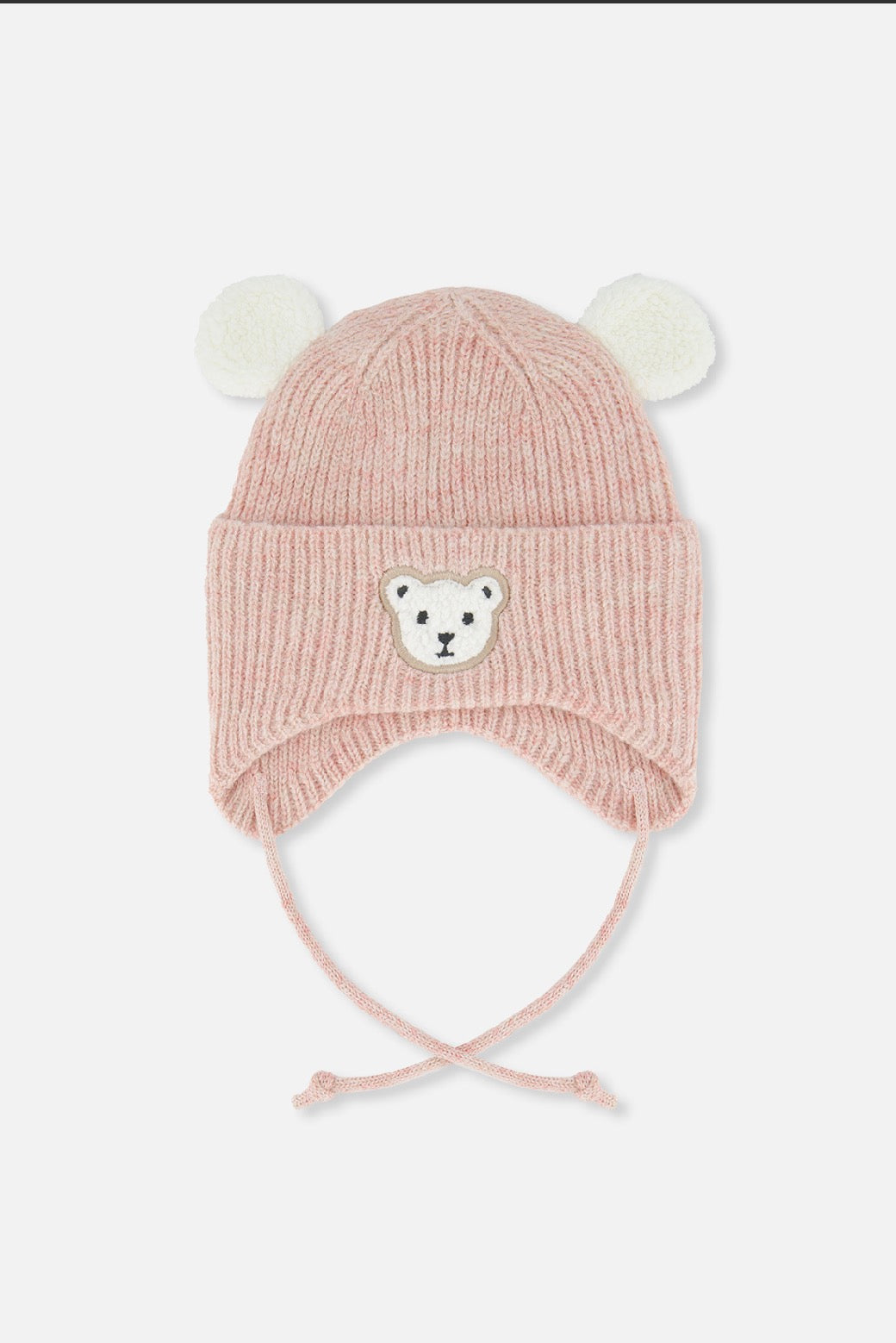 Tuque d’hiver en tricot avec oreilles J10ZA03-06220 - 3 mois à 3 ans
