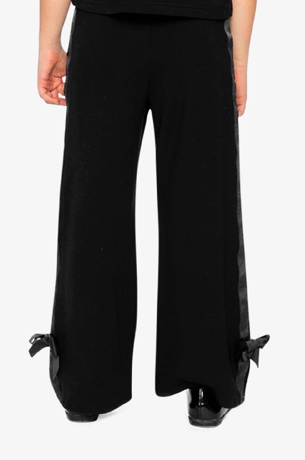 Pantalon jambes larges - J20H20-09990 - Caramel noir - 2 à 10 ans