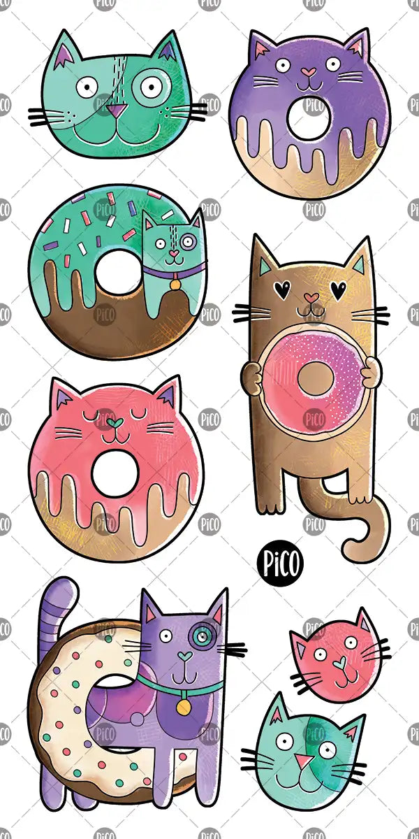Tatouages - Les chats-beignes