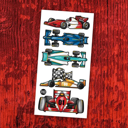 Tatouages - La course automobile