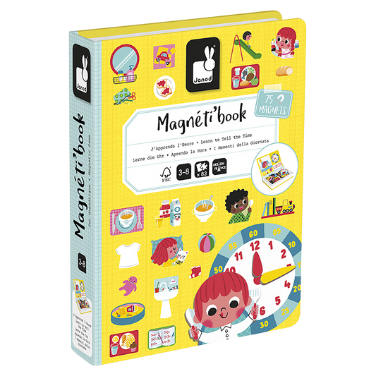 MAGNÉTI'BOOK - J'APPRENDS L'HEURE