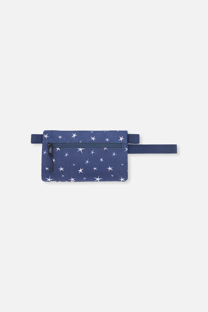 Trousse à crayon bleu marine imprimé licornes - J20ZEC_2J083