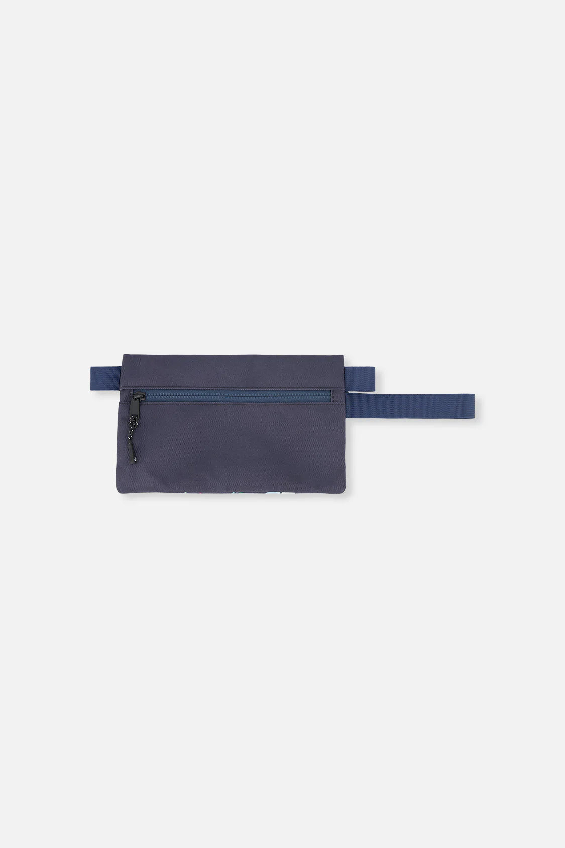 Trousse à crayon bleu imprimé fleurs - J20ZEC_2J023