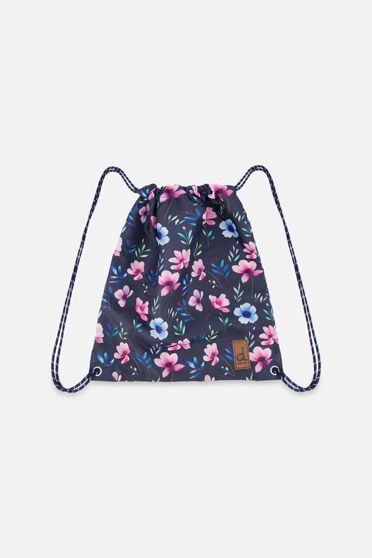 Sac à cordon bleu imprimé fleurs - J20ZSC_2J023