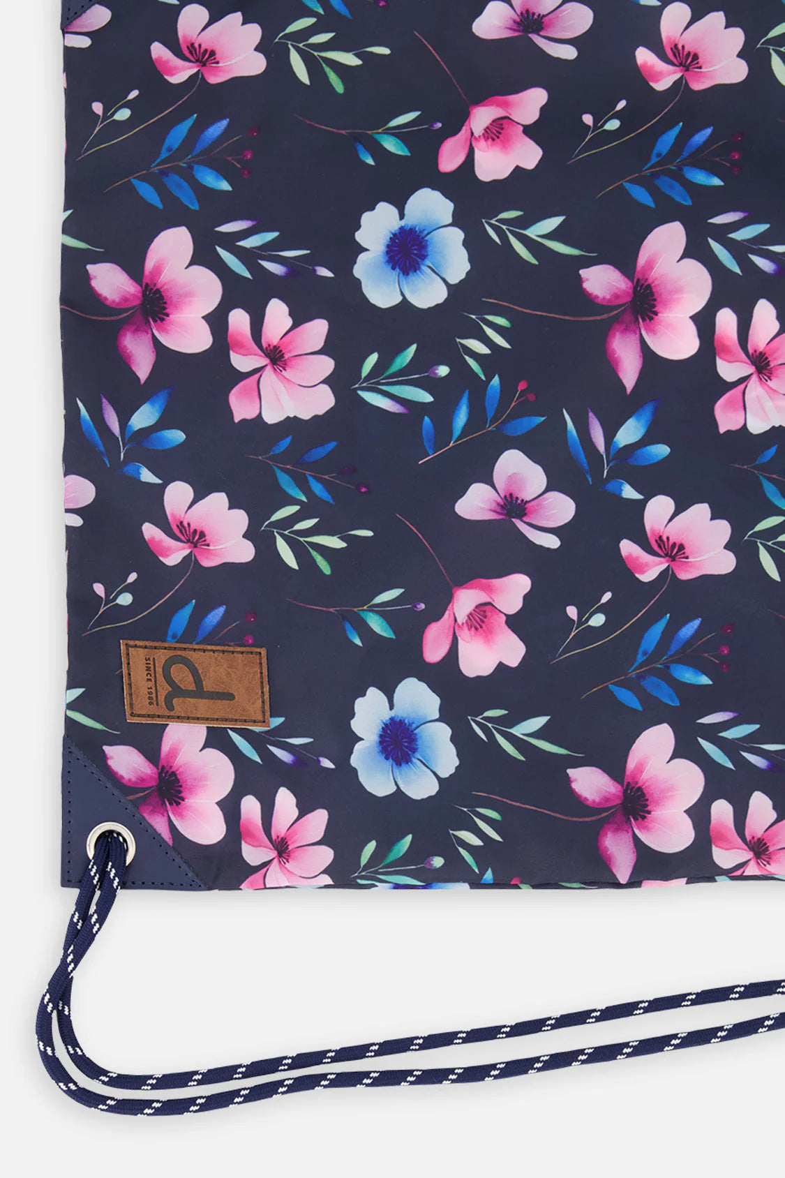 Sac à cordon bleu imprimé fleurs - J20ZSC_2J023