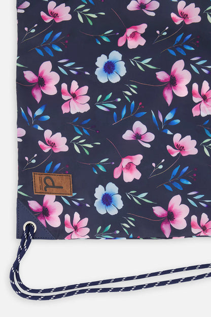 Sac à cordon bleu imprimé fleurs - J20ZSC_2J023
