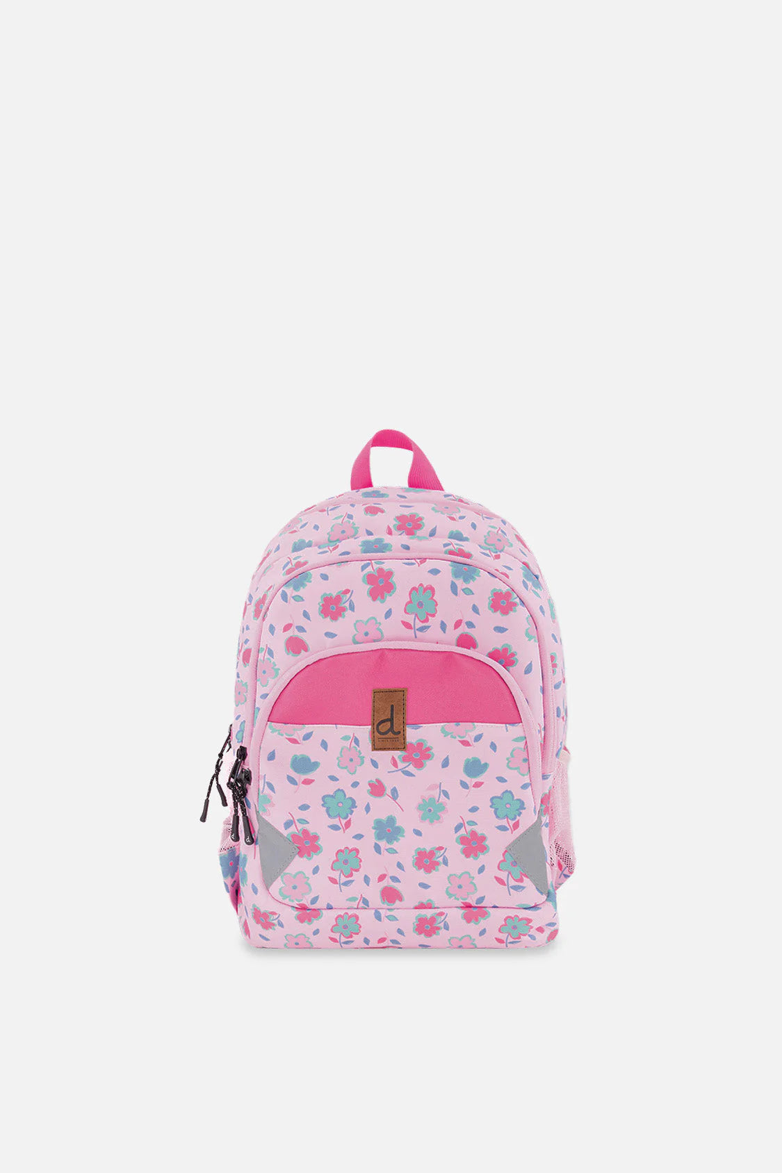 Sac à dos rose imprimé fleurs pour petit enfant - J20ZSD2_2J084