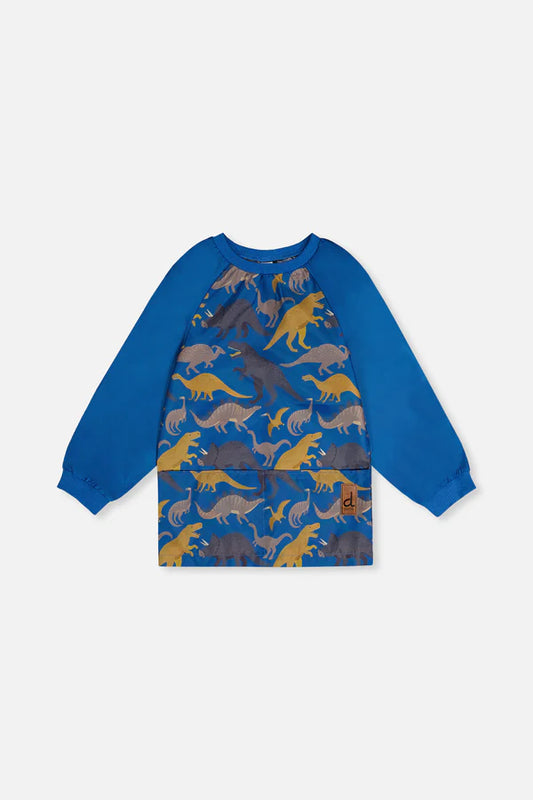 Tablier bleu imprimé dinosaures - J20ZTA_2J091
