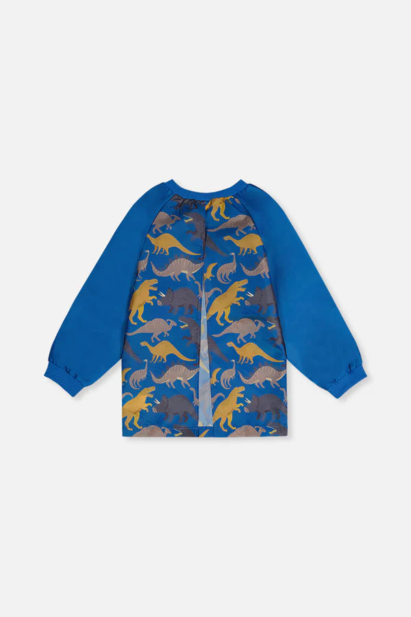 Tablier bleu imprimé dinosaures - J20ZTA_2J091