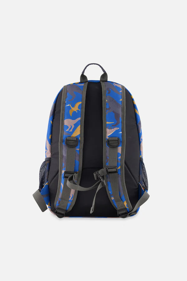 Sac à dos bleu imprimé dinosaures pour enfant- J20ZSD_2J091