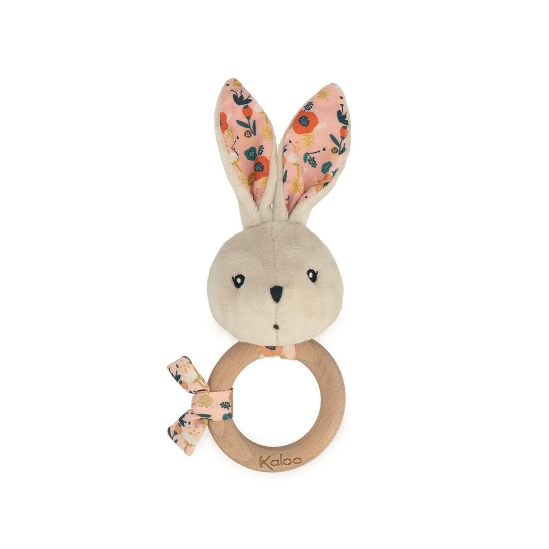 ANNEAU DE DENTITION : LAPIN/COQUELICOTS