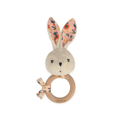 ANNEAU DE DENTITION : LAPIN/COQUELICOTS