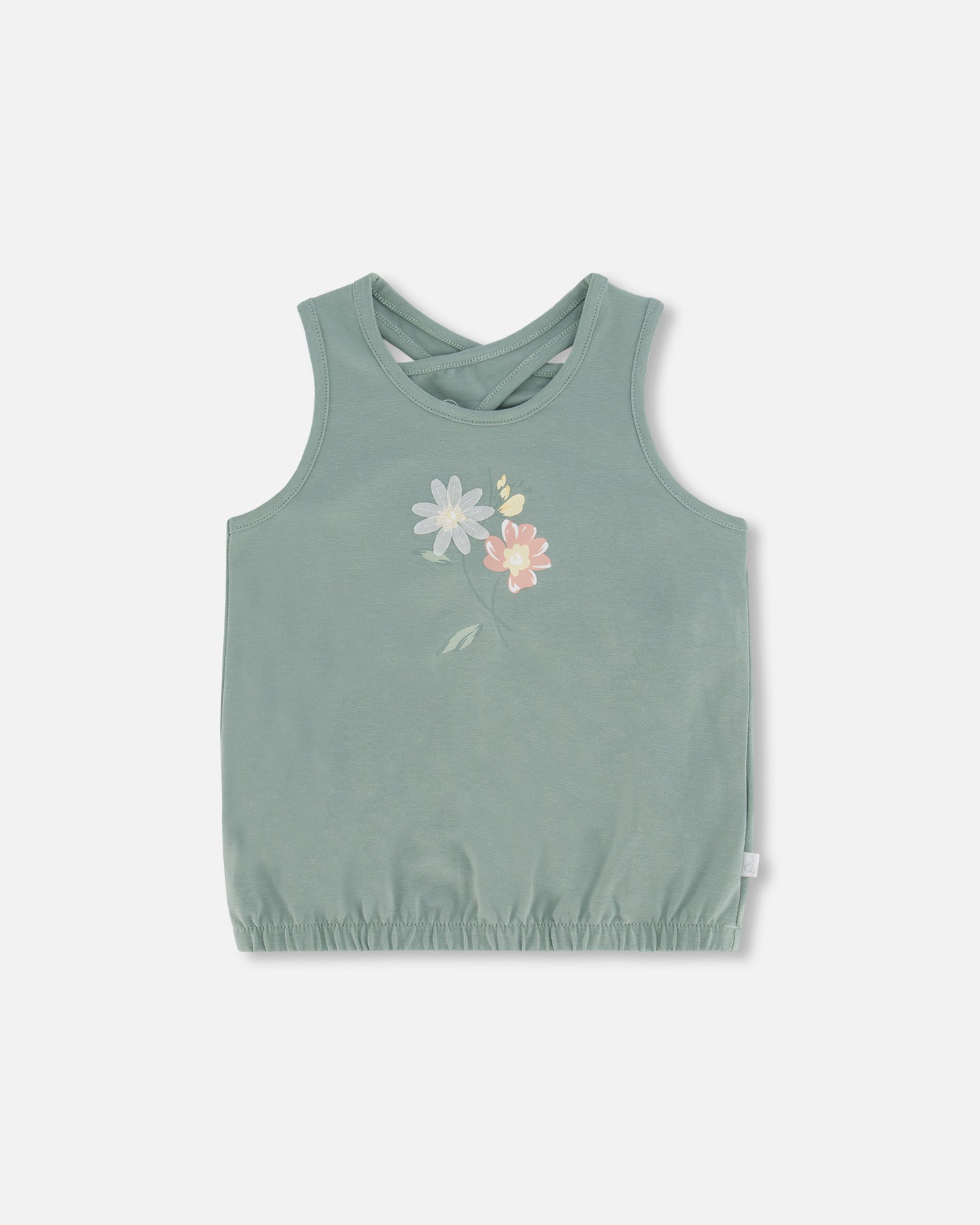 Camisole avec imprimé vert olive en coton biologique
- F30H73-340 - 3 à 12 ans