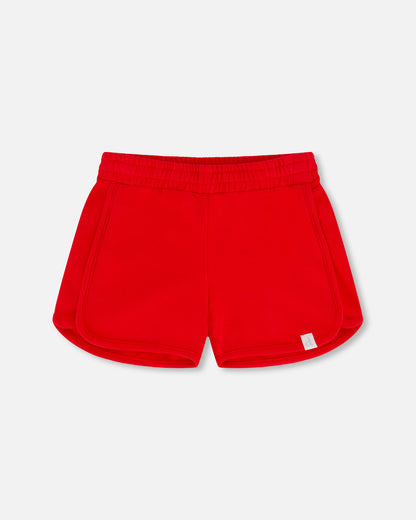 Culotte courte en french terry  F30K26-732 - 2 à 10 ans