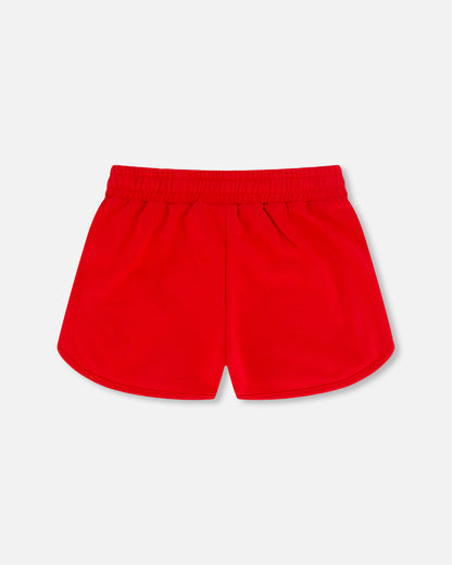 Culotte courte en french terry  F30K26-732 - 2 à 10 ans