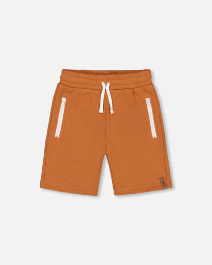 culotte courte avec poches en french terry F30U26-137 - 2 à 10 ans