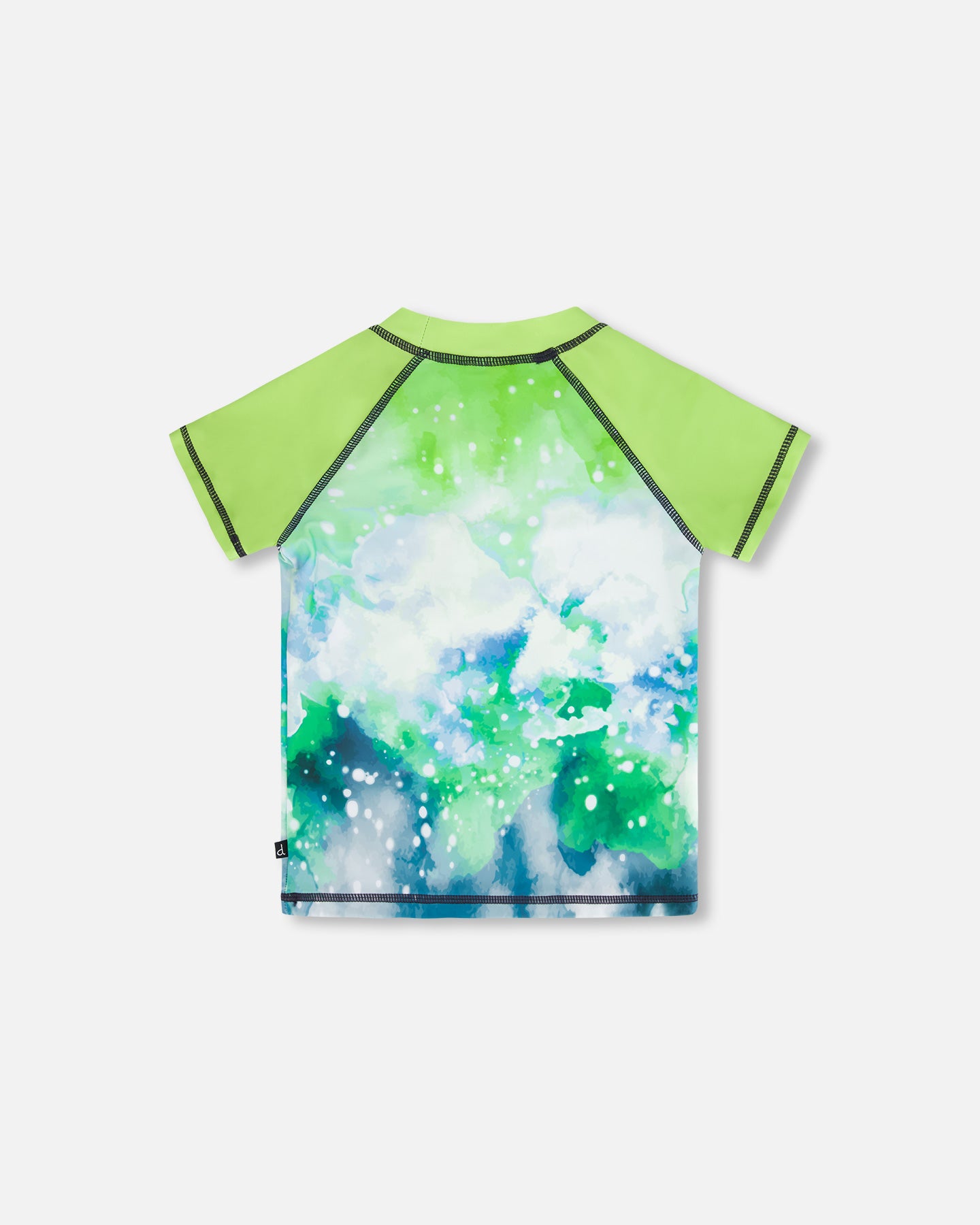 Rashguard à manches courtes lueur verte - F30NB10-344 -  2 à 8 ans