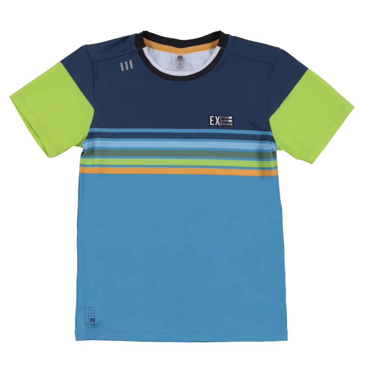 T-Shirt athlétique - Atteindre le sommet -F26A81-05 - 4 à 14 ans