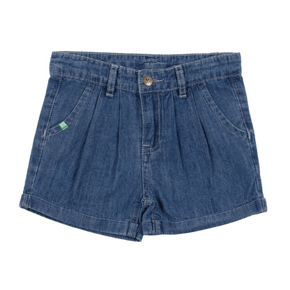 Short en denim - Paix & Amour - S2406-04 - 2 à 10 ans