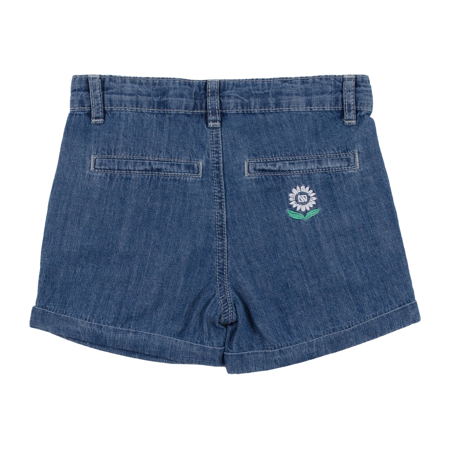 Short en denim - Paix & Amour - S2406-04 - 2 à 10 ans