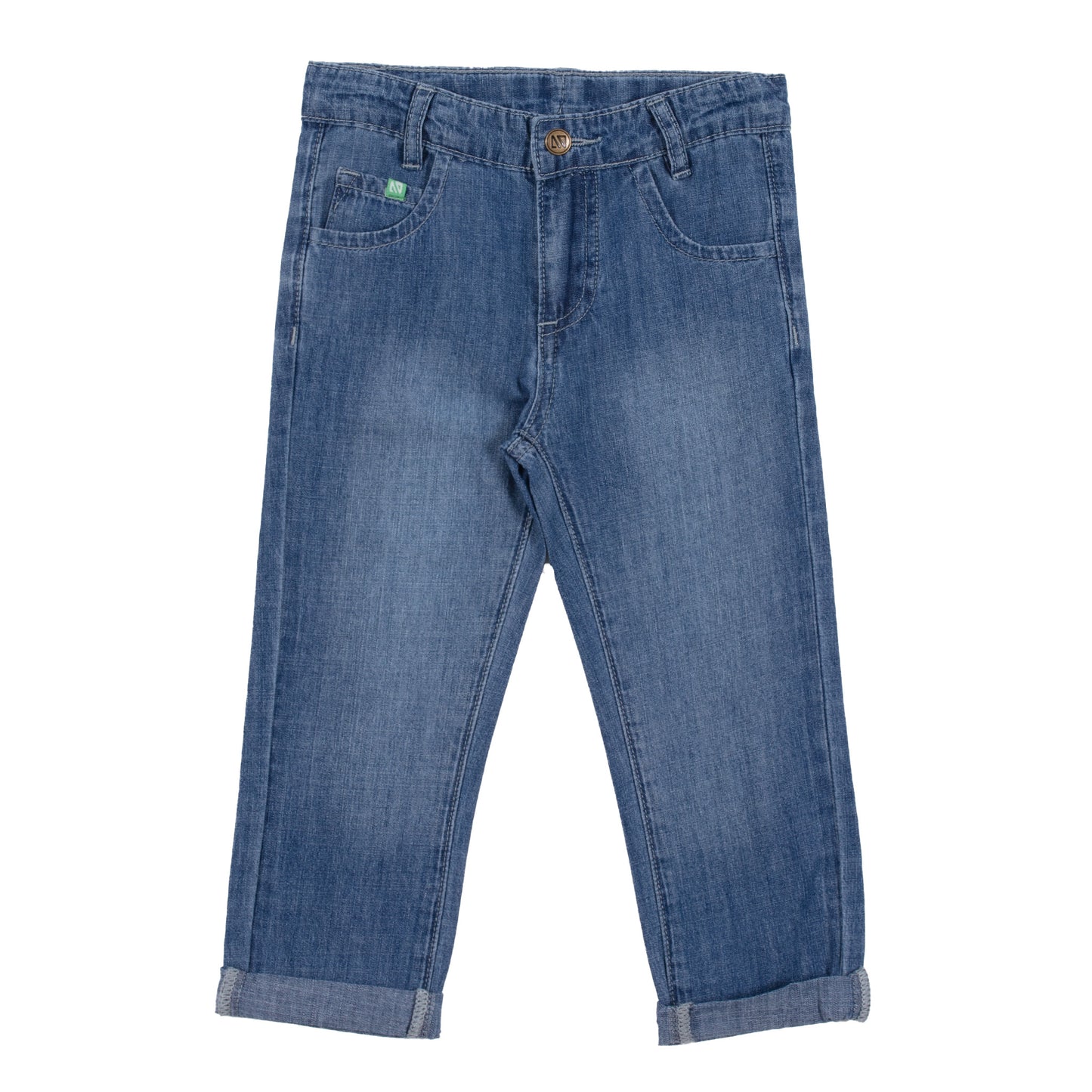 Pantalon en denim - Paix & Amour - S2406-16 - 2 à 12 ans