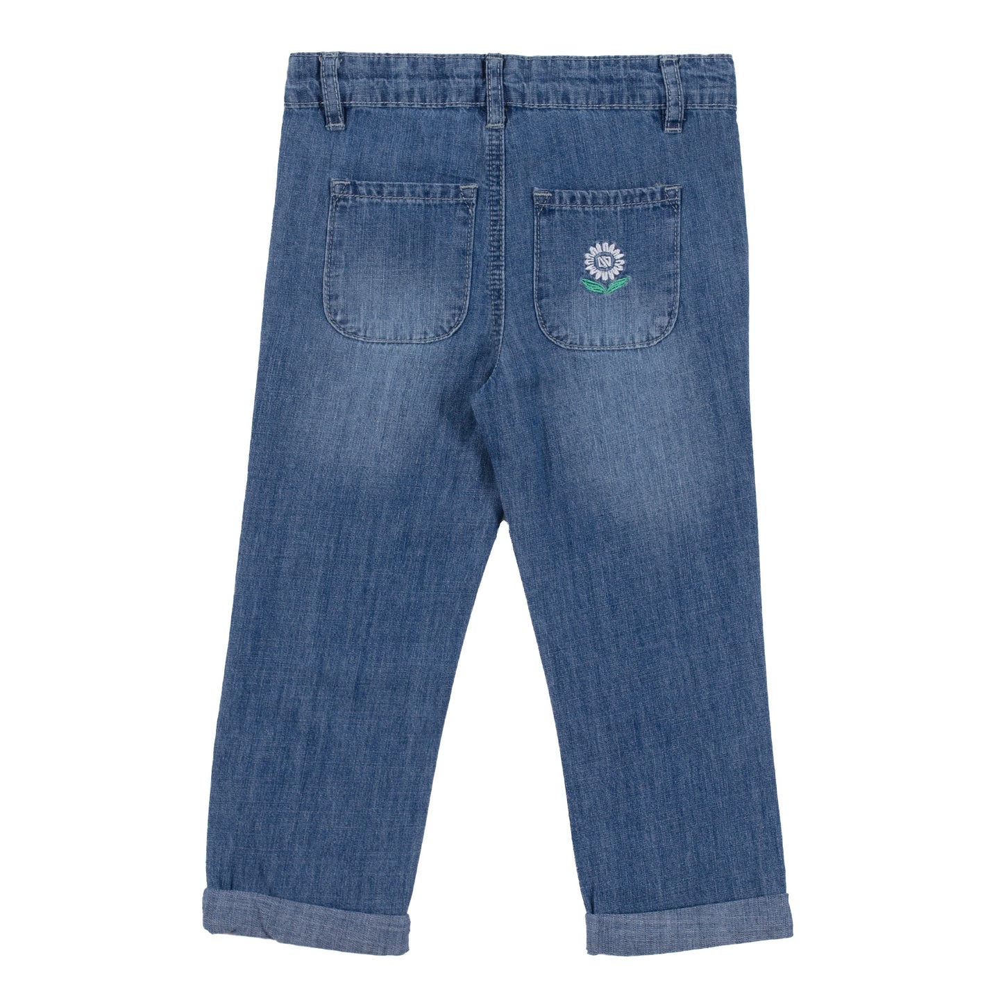 Pantalon en denim - Paix & Amour - S2406-16 - 2 à 12 ans