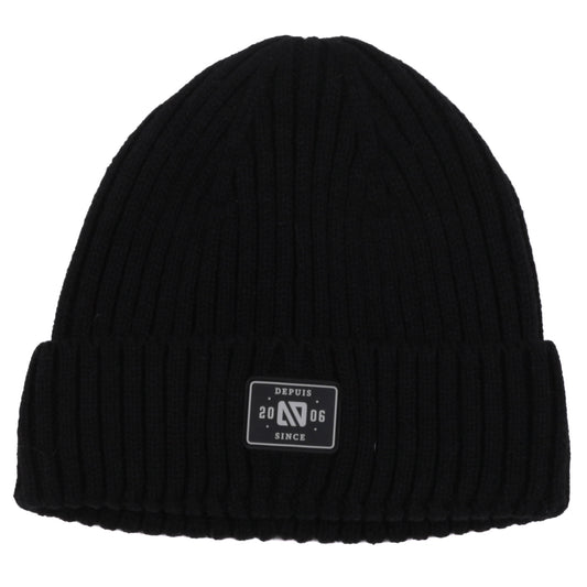 Tuque d’hiver en tricot F26TU209 - Noir - 7 à 14 ans