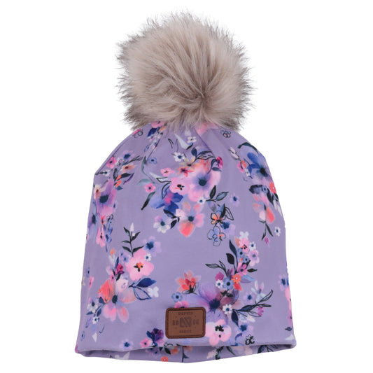 Tuque doublée en jersey F26TUJ500 - Lilas - 5 à 14 ans