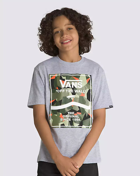T-shirt B VANS Print Box - Gris - 2 à 7ans