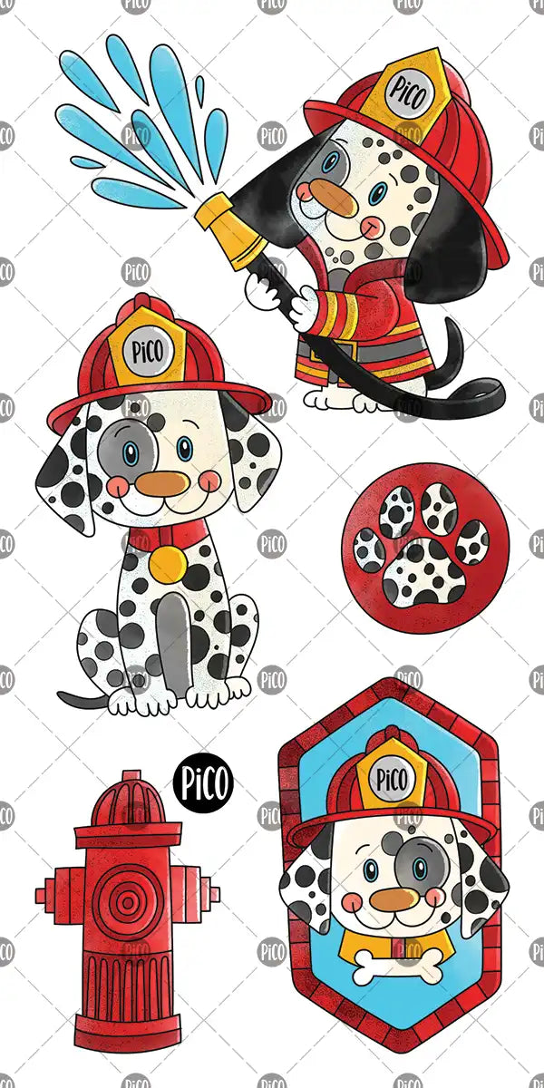 Tatouages - PiCO le chien pompier
