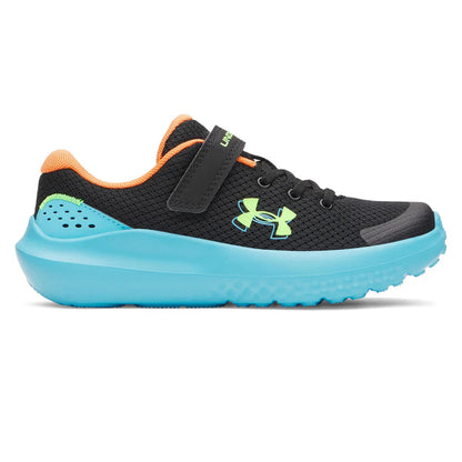 Chaussures de course UA Surge 4 - 3027104-007 - Noir/Bleu - 11E à 3J