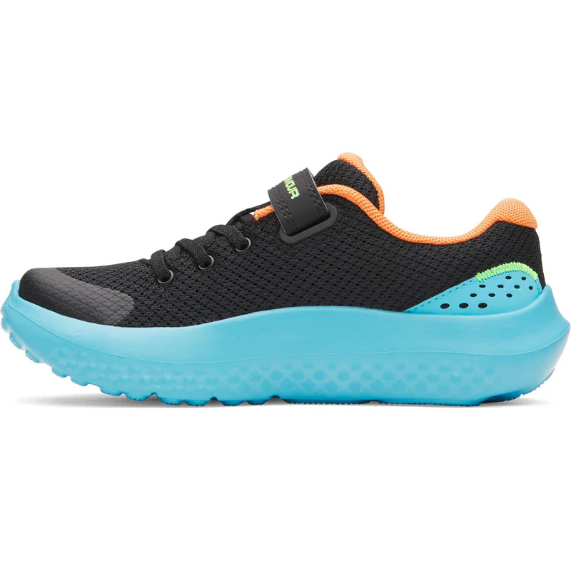 Chaussures de course UA Surge 4 - 3027104-007 - Noir/Bleu - 11E à 3J