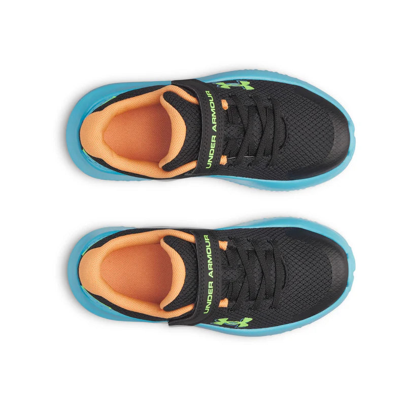 Chaussures de course UA Surge 4 - 3027104-007 - Noir/Bleu - 11E à 3J