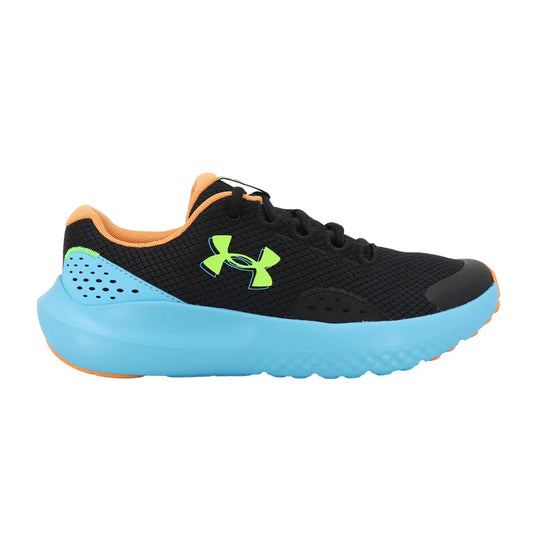 Chaussures de course UA Surge 4 - 3027103-007 - Noir/Bleu - 4J à 6J