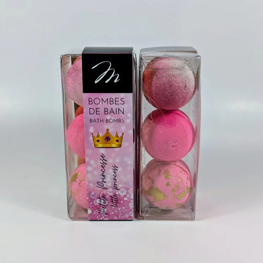 Ensemble de 3 Bombes de Bain - Princesse