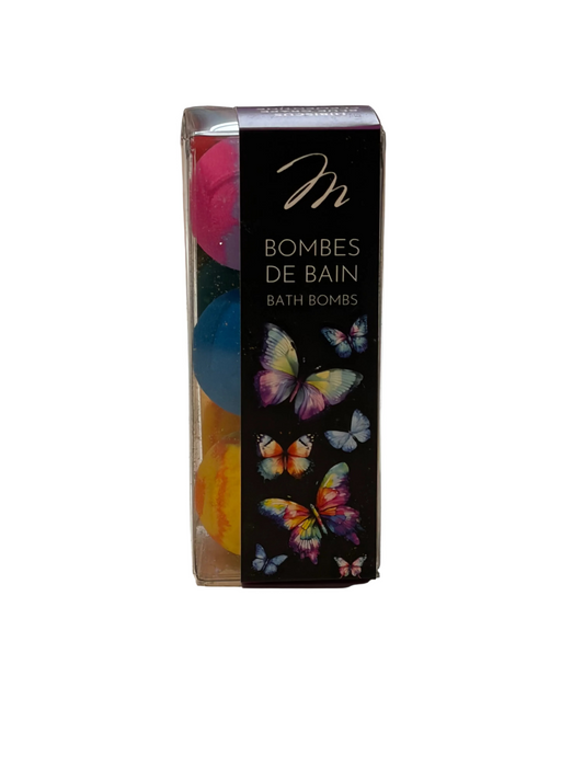Ensemble de 3 Bombes de Bain - Papillons
