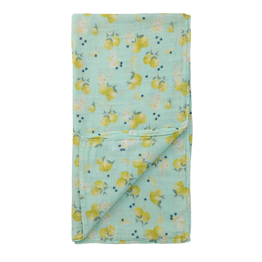 Couverture de mousseline de bambou - Citrons