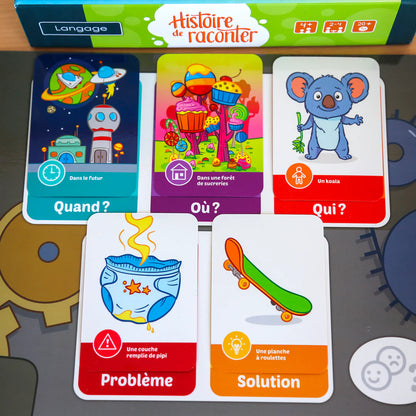 Jeu éducatif - Histoire de raconter