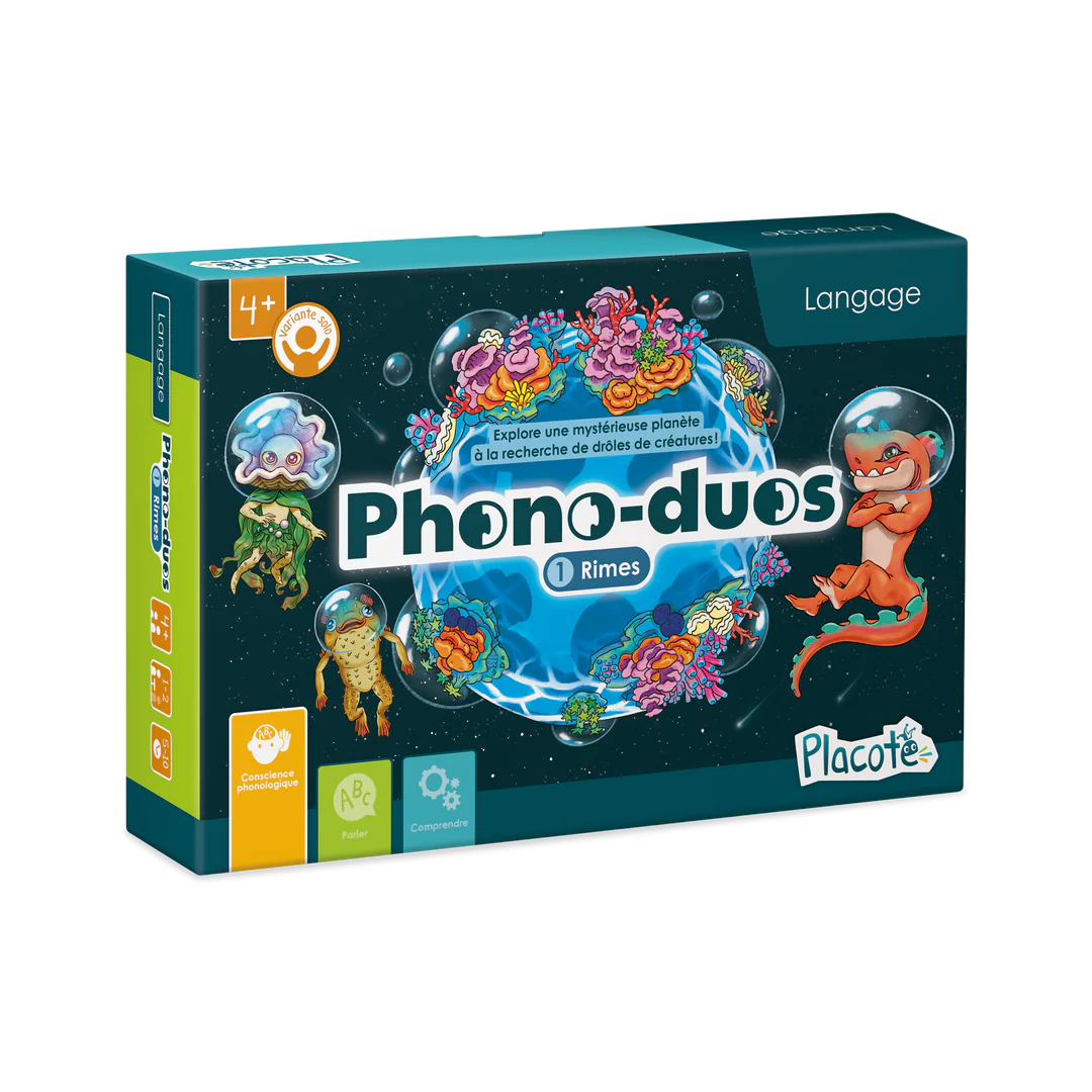 Jeu éducatif - Phono-duos : Rimes