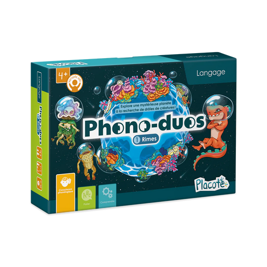 Jeu éducatif - Phono-duos : Rimes