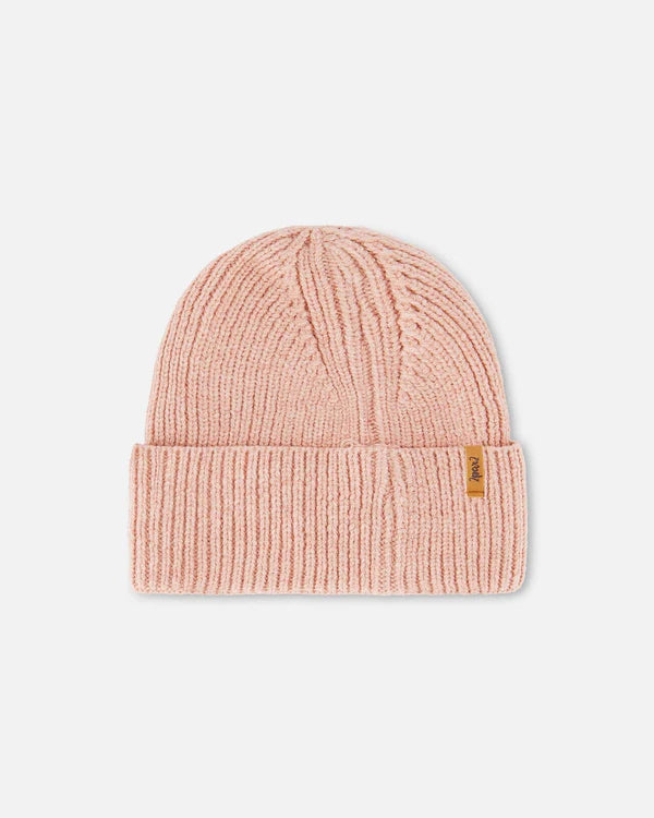 Tuque en tricot - Vieux rose - G20ZW01-625 - 2 à 14 ans