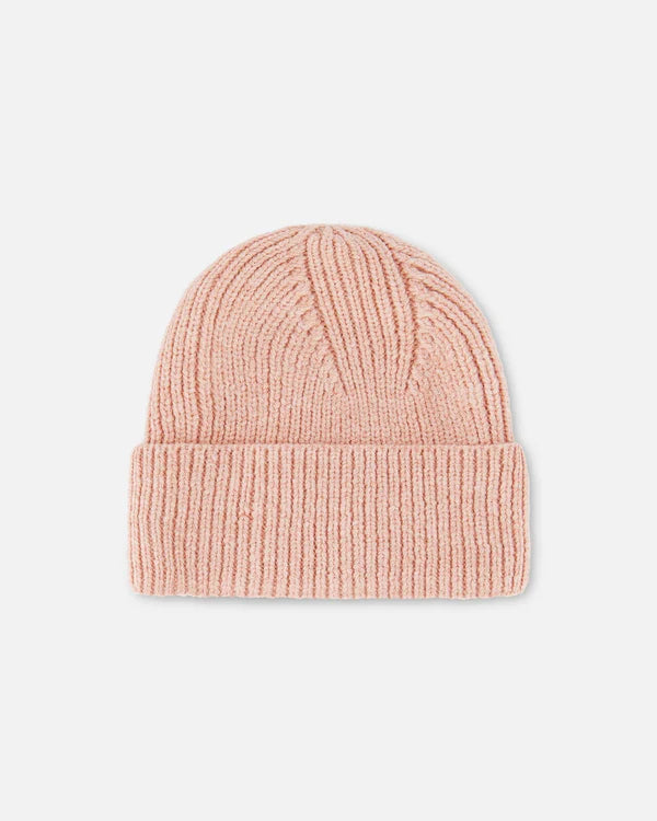 Tuque en tricot - Vieux rose - G20ZW01-625 - 2 à 14 ans