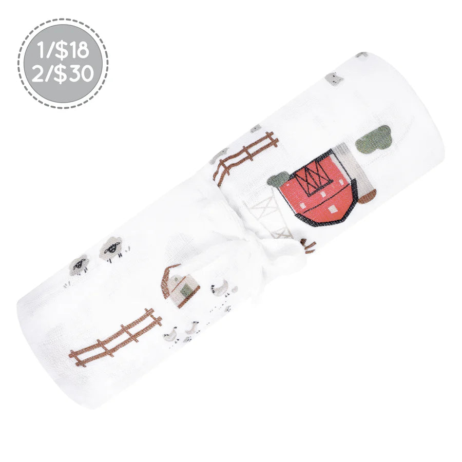 Couverture de mousseline - Ferme