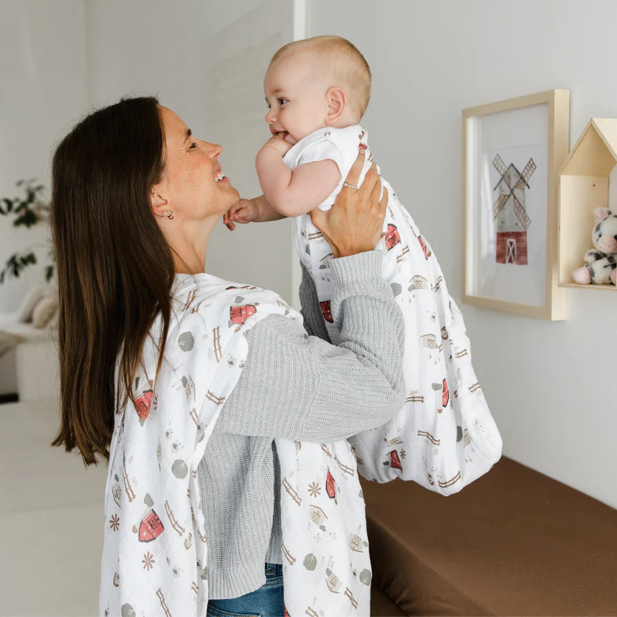 Couverture de mousseline - Ferme