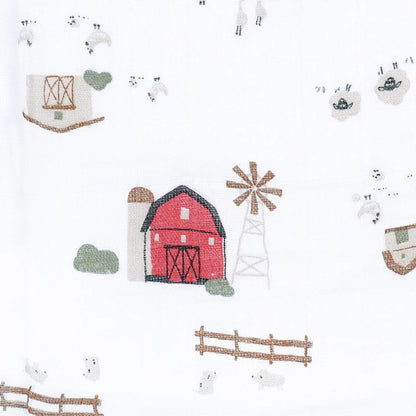 Couverture de mousseline - Ferme