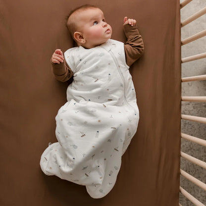 Sac de nuit matelassé en bambou - Océan (1.0 tog)