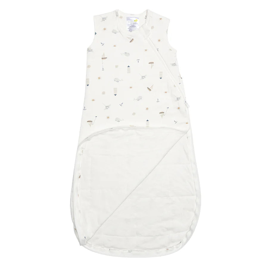 Sac de nuit matelassé en bambou - Océan (1.0 tog)