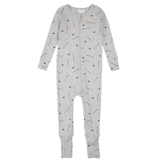 Pyjama convertible en coton organique - 26FGL36Q19-B - Nouveau-né à 24 mois